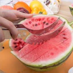 image-Stainless Steel Cutter For Watermelon Hami Melon Pitaya Pawpaw