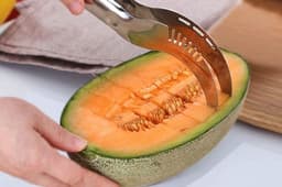 image-Stainless Steel Cutter For Watermelon Hami Melon Pitaya Pawpaw
