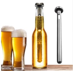 image-Wine Bottle Cooler Stick Stainless Steel Wine Cooling Rod