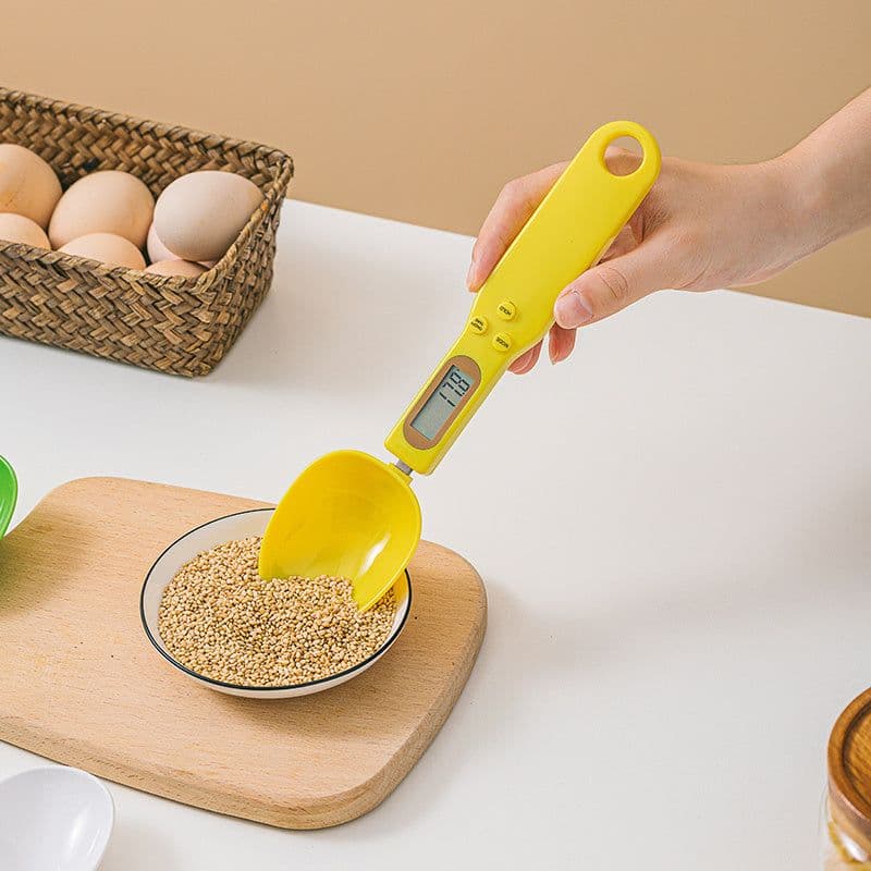 image-Electronic Kitchen Scale LCD Display Digital Weight Measuring Spoon Digital Spoon Scale Mini Kitchen Accessories Tools
