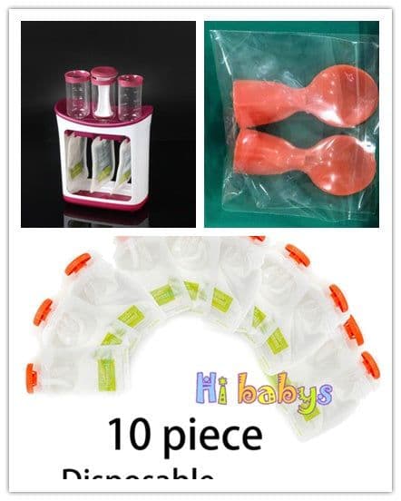 image-Baby Food Maker Squeeze Food Station Organic Food For Newborn Fruit Container Storage