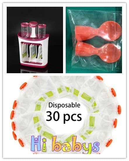 image-Baby Food Maker Squeeze Food Station Organic Food For Newborn Fruit Container Storage
