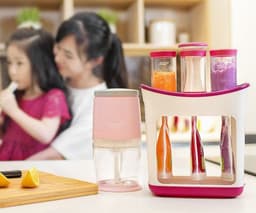 image-Baby Food Maker Squeeze Food Station Organic Food For Newborn Fruit Container Storage
