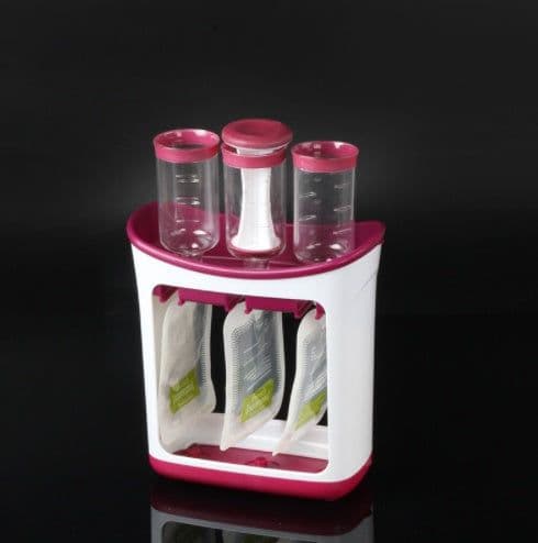 image-Baby Food Maker Squeeze Food Station Organic Food For Newborn Fruit Container Storage
