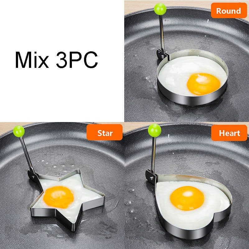 image-Thicken Creative Love Stainless Steel Fried Egg Mold