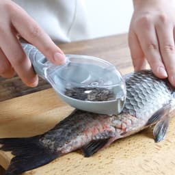 image-Fish Skin Brush Scraping Fish Scale Brush Grater Quick Disassembly Fish Knife Cleaning Peeling Skin Scraper Scraper Fish Scaler Kitchen Tools