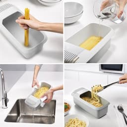 image-Microwave Noodles Pasta Spaghetti Cooker Eco-Friendly Cooking Pasta Box Kitchen Tool