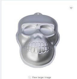 image-new cake mold fondant mold 3D skull head cake decorating tools aluminum mold chocolate Halloween baking moulds