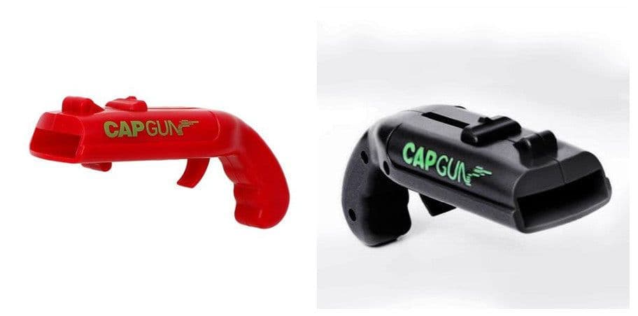 image-Can Openers Spring Catapult Launcher Gun Shape Bar Tool Drink Opening Shooter Beer Bottle Opener Creative