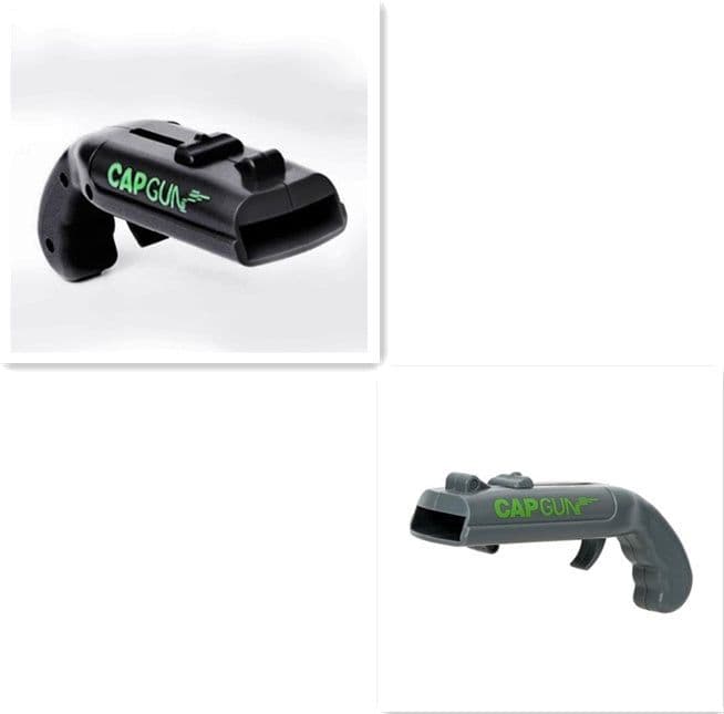 image-Can Openers Spring Catapult Launcher Gun Shape Bar Tool Drink Opening Shooter Beer Bottle Opener Creative