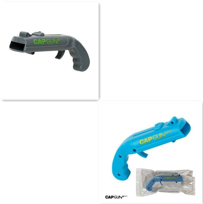 image-Can Openers Spring Catapult Launcher Gun Shape Bar Tool Drink Opening Shooter Beer Bottle Opener Creative