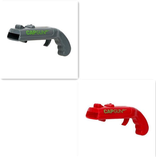 image-Can Openers Spring Catapult Launcher Gun Shape Bar Tool Drink Opening Shooter Beer Bottle Opener Creative