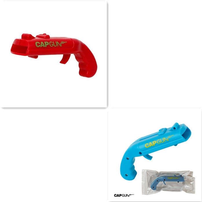 image-Can Openers Spring Catapult Launcher Gun Shape Bar Tool Drink Opening Shooter Beer Bottle Opener Creative