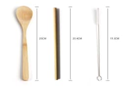 image-Bamboo Utensils Wooden Travel Cutlery Set Reusable Utensils With Pouch Camping Utensils Zero Waste Fork Spoon Knife Flatware Set