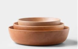 image-Tableware wooden bowl dish set Japanese style Beech jujube wood bowl household