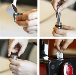 image-Coffee capsule square hole shell
