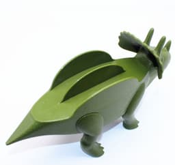 image-Food Grade Dinosaur Shape Plastic Food Holder Cornmeal Burritos Holder Taco Holder Food Display Holders Kitchen Food Rack Shell
