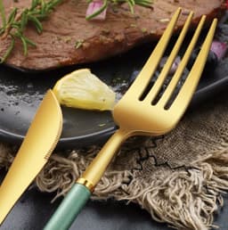 image-Stainless Steel Knife And Fork Set