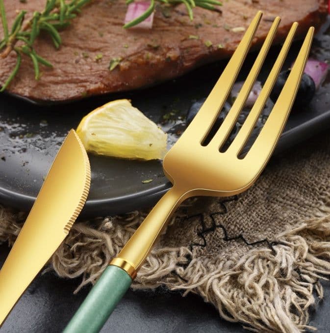 image-Stainless Steel Knife And Fork Set