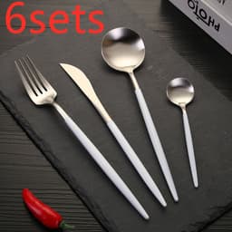 image-Stainless Steel Knife And Fork Set