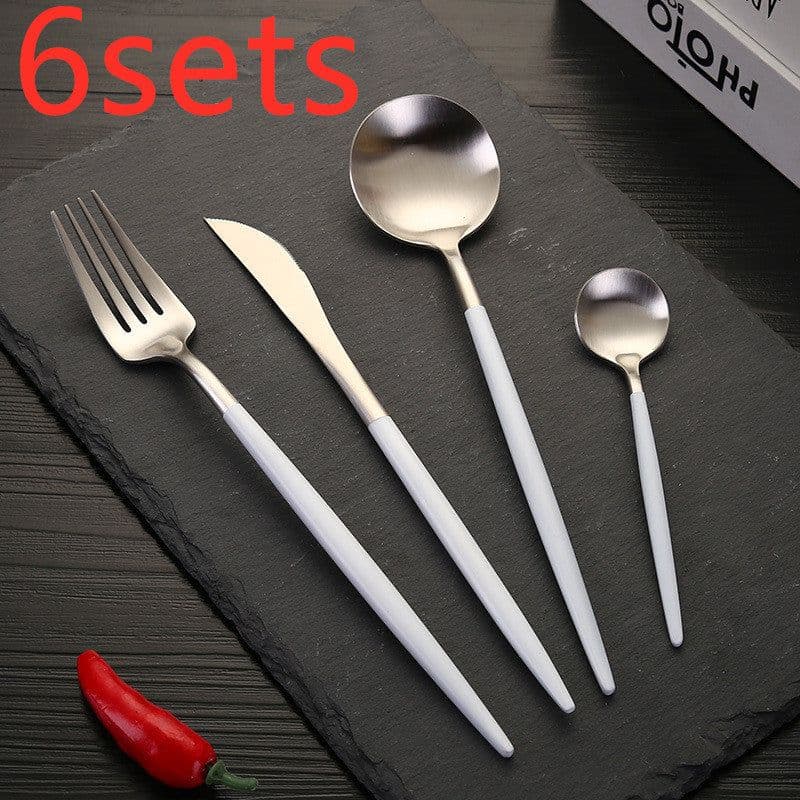 image-Stainless Steel Knife And Fork Set