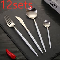 image-Stainless Steel Knife And Fork Set