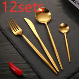 image-Stainless Steel Knife And Fork Set