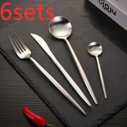 image-Stainless Steel Knife And Fork Set