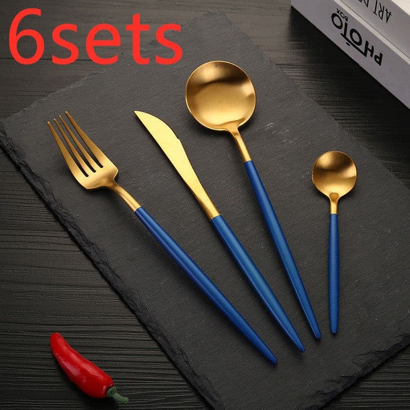 image-Stainless Steel Knife And Fork Set