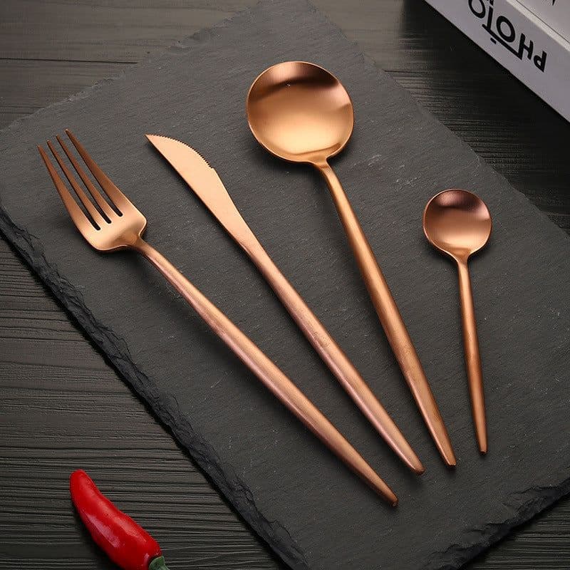 image-Stainless Steel Knife And Fork Set