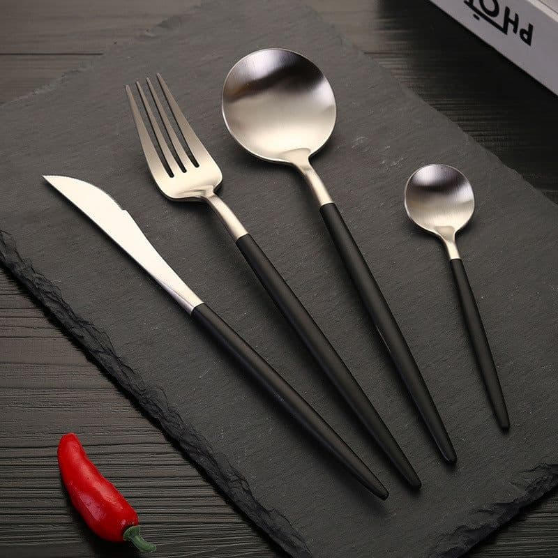 image-Stainless Steel Knife And Fork Set