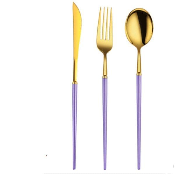 image-Stainless Steel Knife And Fork Set