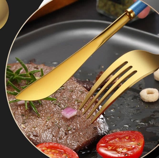image-Stainless Steel Knife And Fork Set