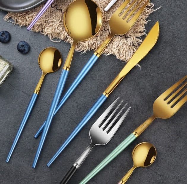 image-Stainless Steel Knife And Fork Set