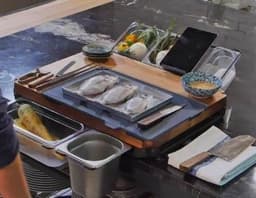 image-Vegetable Kitchen Cutting Board With Trays Storage Box Smooth Multifunction Practical Fruit Meat Bamboo Food Chopping Board