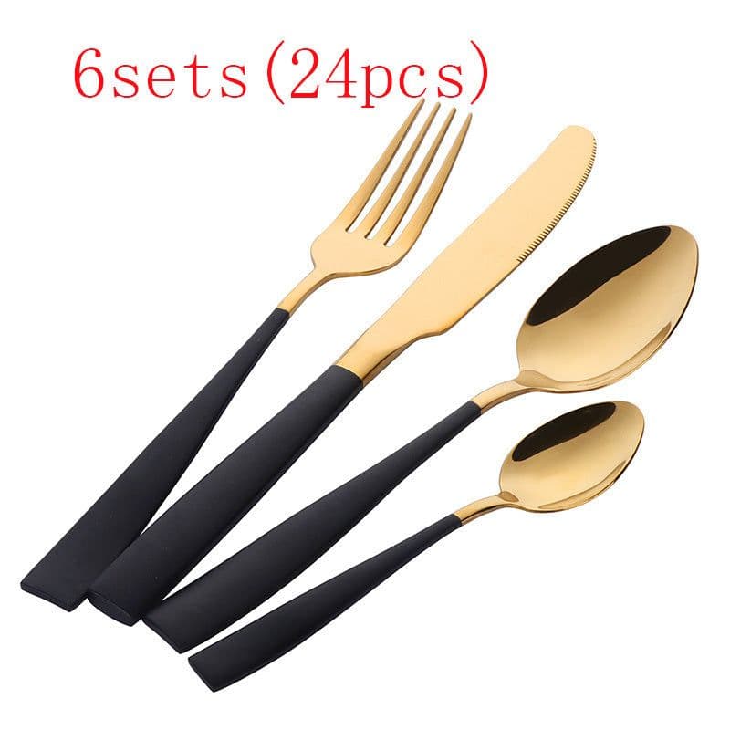 image-Four-piece Stainless Steel Cutlery