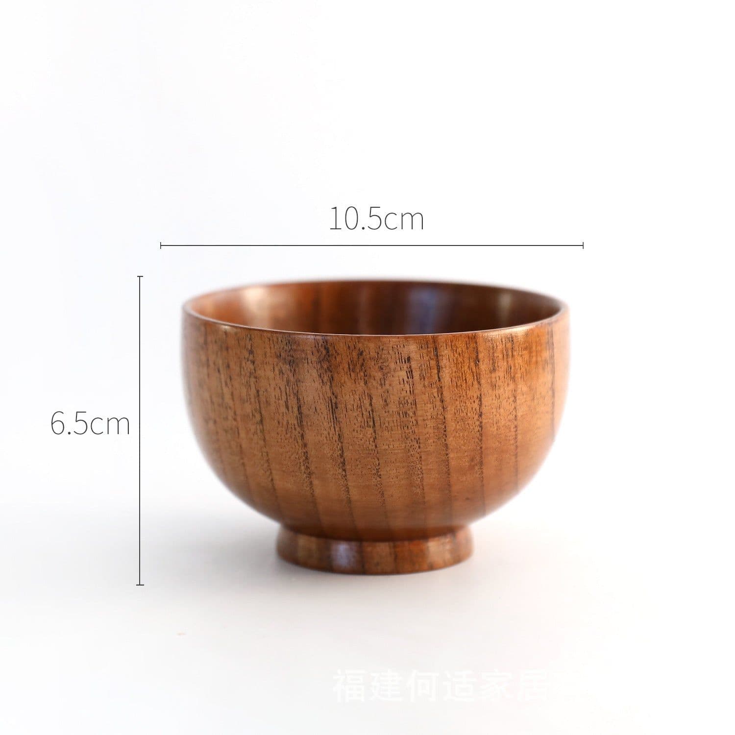 image-Wooden Bowl Japanese Style Wood Rice Soup Bowl Salad Bowl Food Container Large Small Bowl for Kids Tableware Wooden Utensils