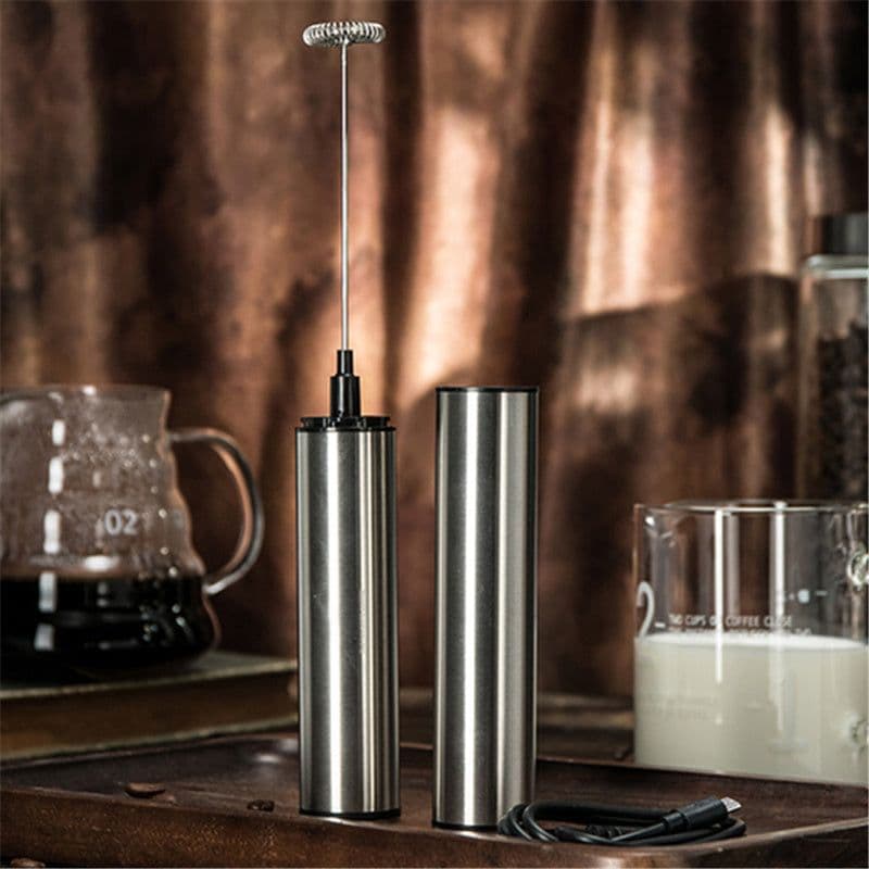 image-Electric Coffee Blender Milk Frother Handheld Whisk Kitchen Tools