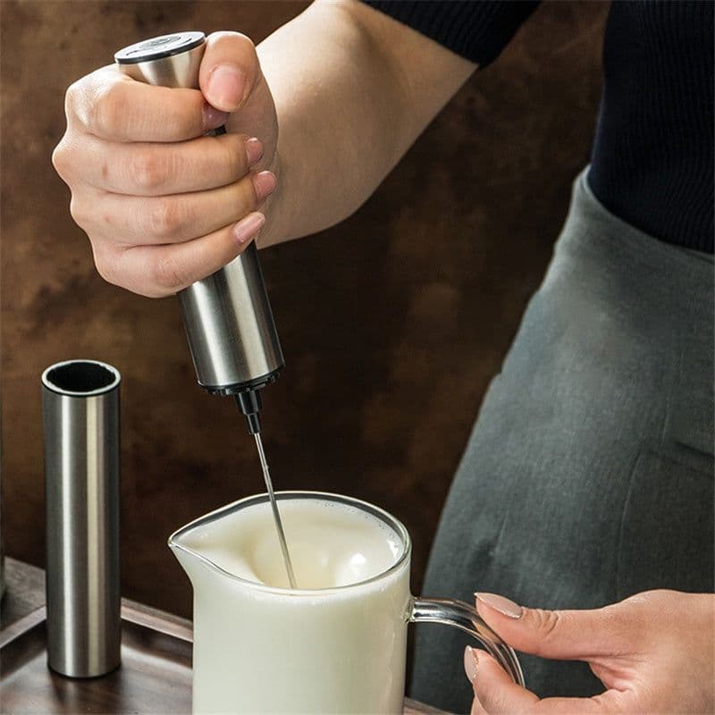 image-Electric Coffee Blender Milk Frother Handheld Whisk Kitchen Tools