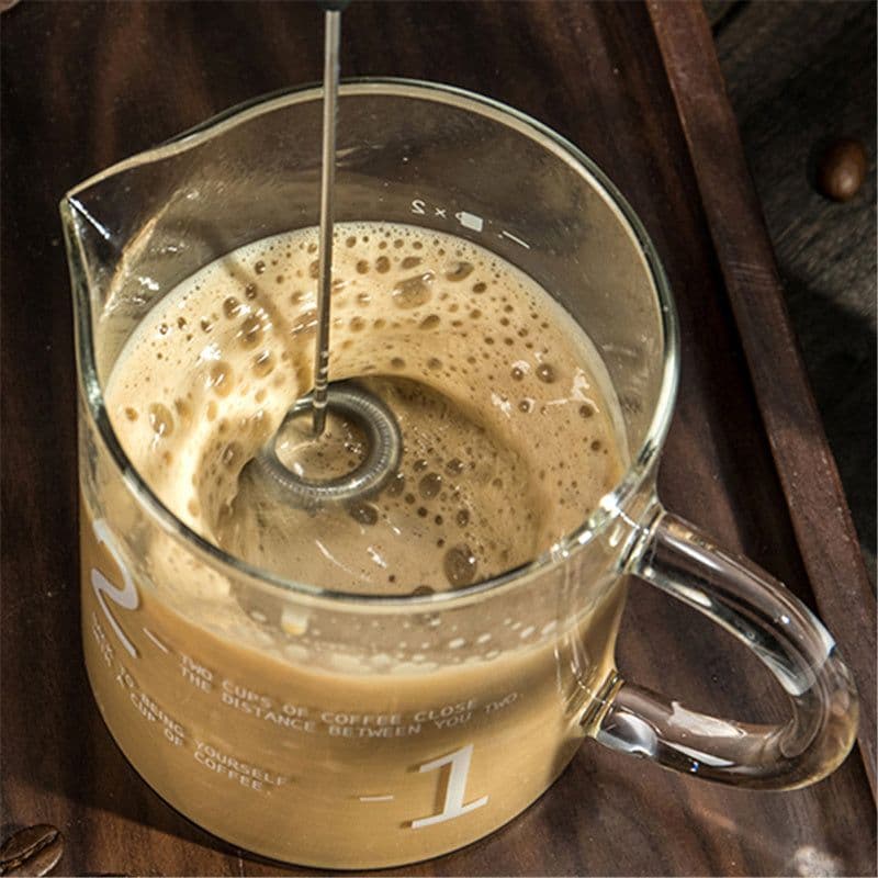 image-Electric Coffee Blender Milk Frother Handheld Whisk Kitchen Tools