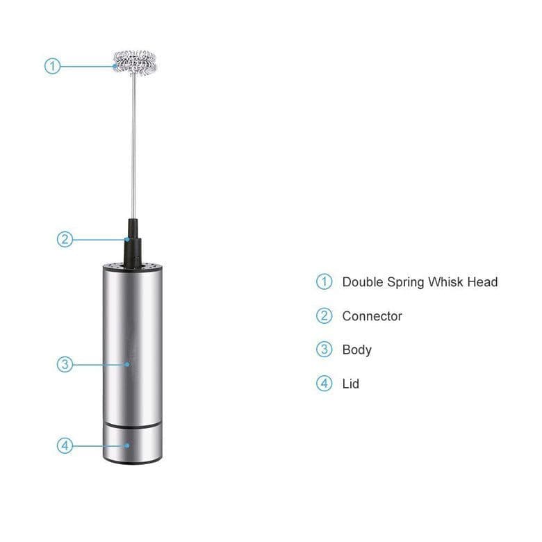 image-Electric Coffee Blender Milk Frother Handheld Whisk Kitchen Tools