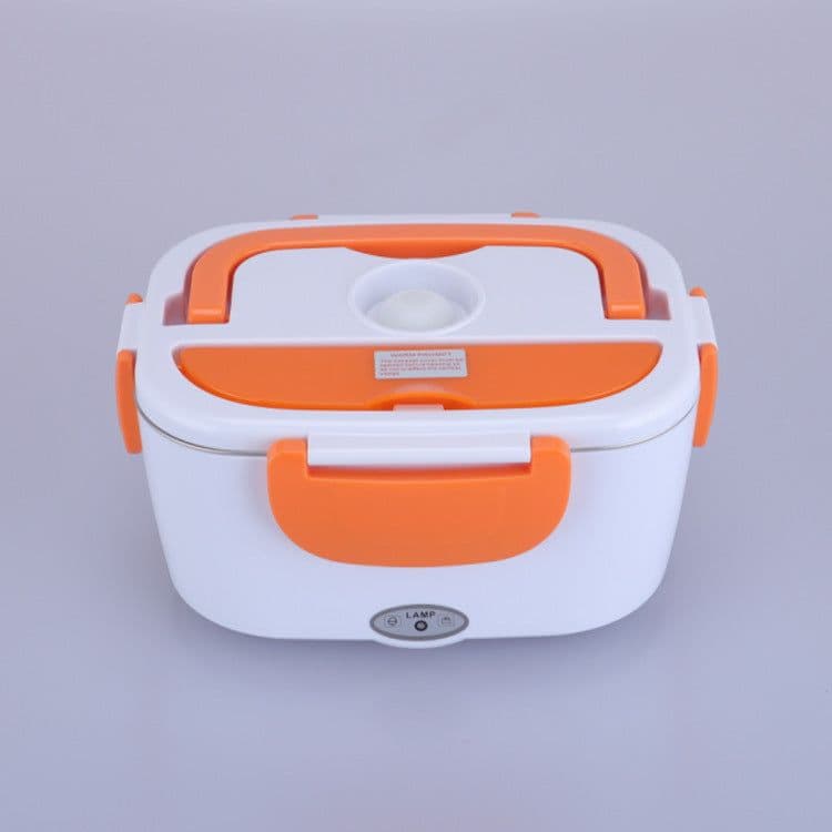 image-Electric lunch box food grade plastic 110v 220v plug in lunch box household appliances gift
