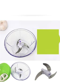 image-Multifunction Vegetable Fruit Twist Shredder Manual Meat Grinder Chopper Garlic Cutter