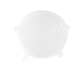 image-The 6-piece set of multi-functional silicone lid can be stretched to seal the fruit and vegetable lid
