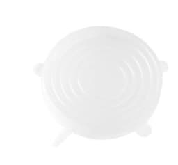 image-The 6-piece set of multi-functional silicone lid can be stretched to seal the fruit and vegetable lid