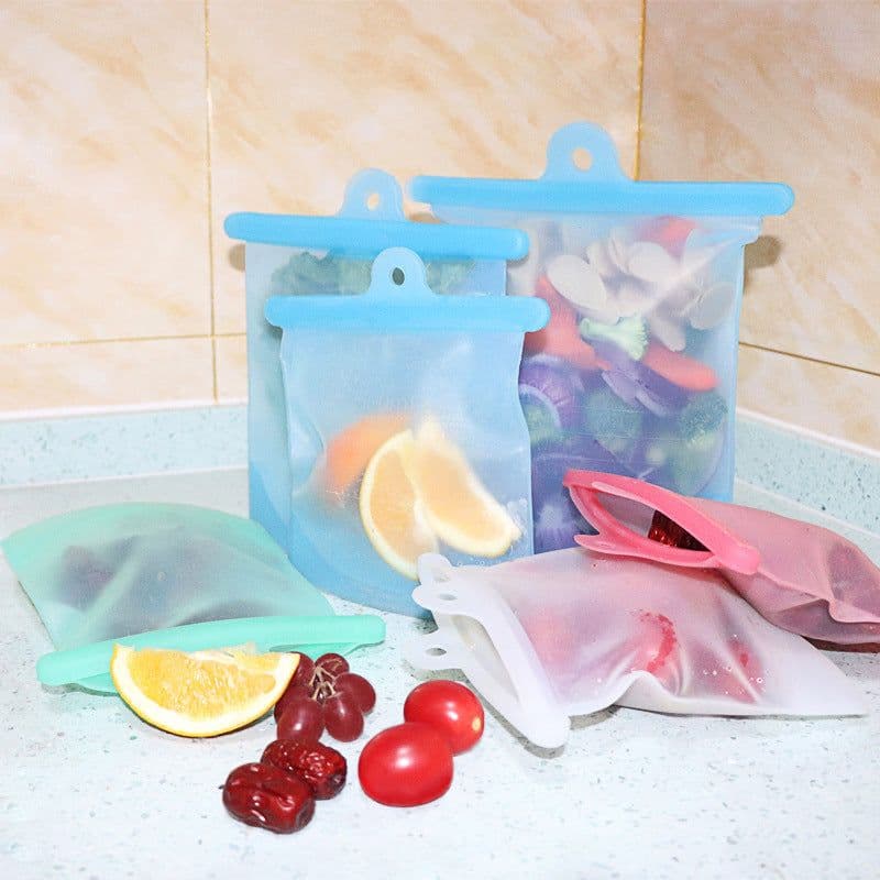 image-Silicone fresh-keeping bag