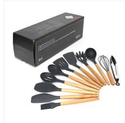 image-kitchen utensils silicone cooking spoon shovel cookware set