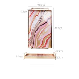 image-Rectangular bath tray