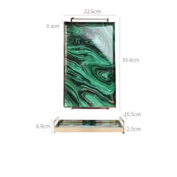image-Rectangular bath tray