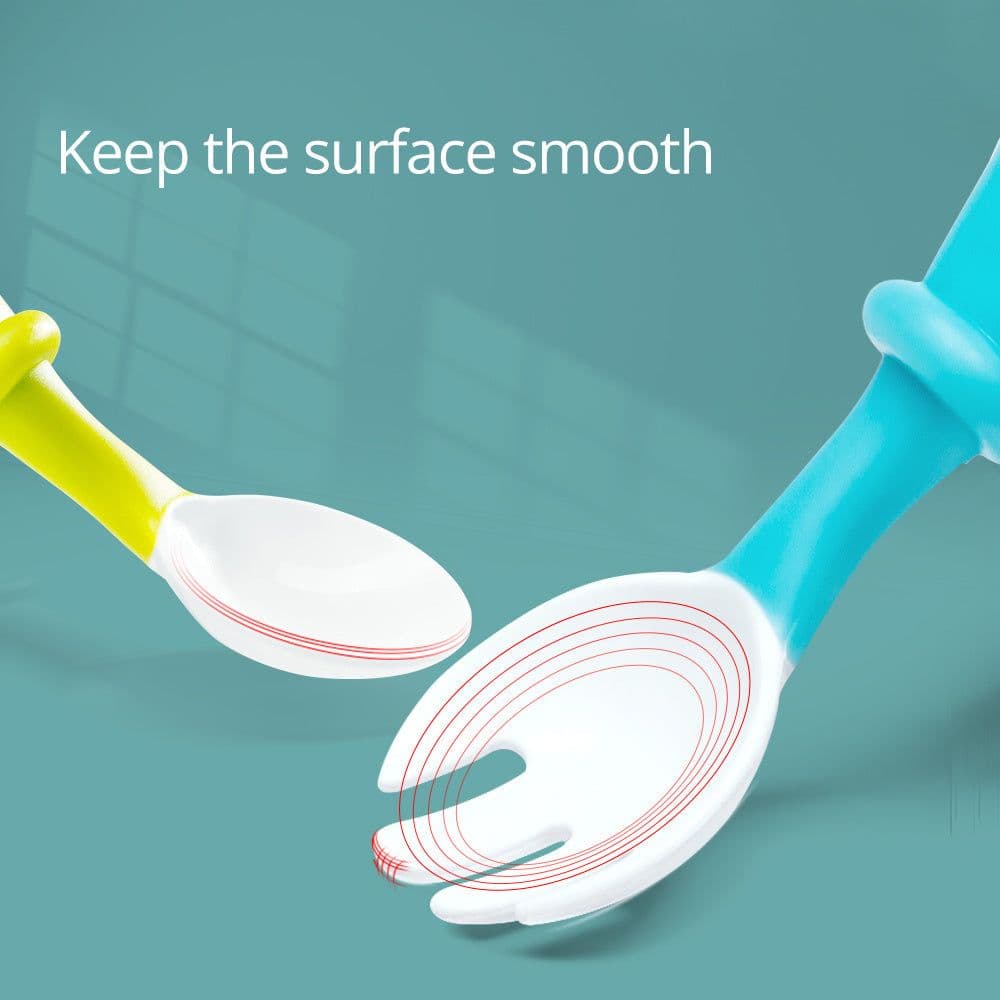 image-Baby Feeding Tableware Baby Training Spoon